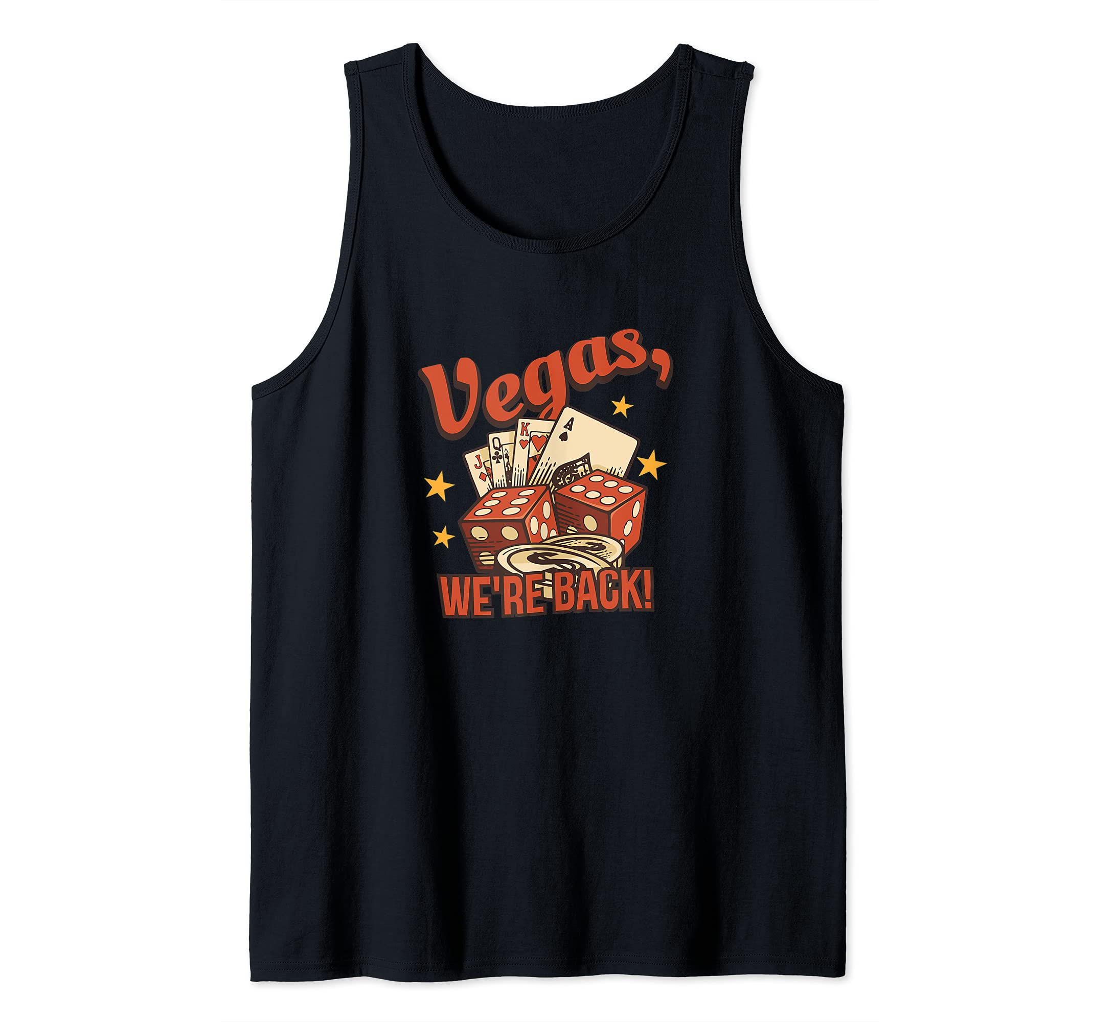 Vegas We're Back Party Las Vegas Vacation 2020 Squad Group Tank Top