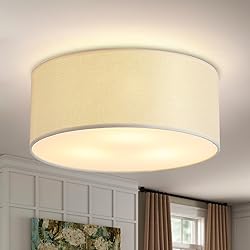JIWUZHI 3-Light Semi Flush Mount Ceiling Light