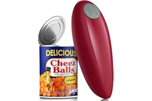 CHAMEX One-Touch Electric Can Opener Automatic Hand Free Can Opener for Arthritis and Seniors, Safety Can Opener Smooth Edge, Restaurant Can Opener Best Kitchen Gadget for Home Use