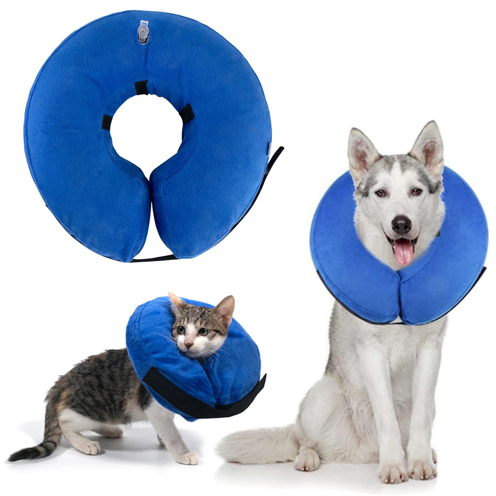 HTTDSLF Inflatable Dog Collar - Pet Recovery and Protection Cover, Neck Collar After Surgery, Cone Alternative