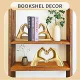 Kityemo Love Finger Statue Gold Modern Art Sculpture Gesture Decor Large view 5
