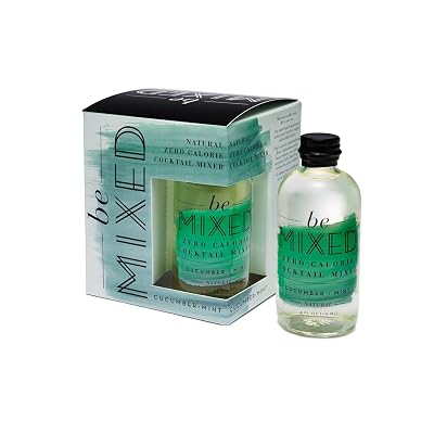 Be Mixed Zero Calorie Cucumber Mint, 4-Ounce Glass Bottles (Pack of 4)
