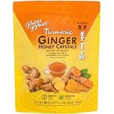 Prince of Peace Instant Ginger Honey Crystals with Turmeric, Value Pack 60 Sachets &ndash; Instant Hot or Cold Beverage Easy to Brew &ndash; Drink Like a Tea &ndash; Caffeine and Gluten Free &ndash; Real Ginger 38oz (1080g)