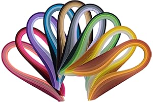 YURROAD Quilling Paper Strips Quilling Art Strips 900 Strips Quilling Paper Set 7mm Width 39cm Length