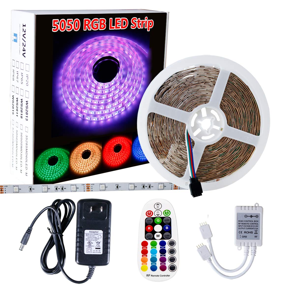 Best Color Changing Led Lighting Strip 50Ft