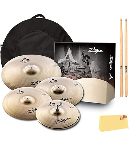 Amazon.com: Zildjian A20579-11 A Custom Cymbal Pack Bundle with