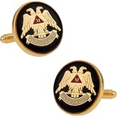 Cuff-Daddy Scottish Rite Cufflinks with Presentation Box