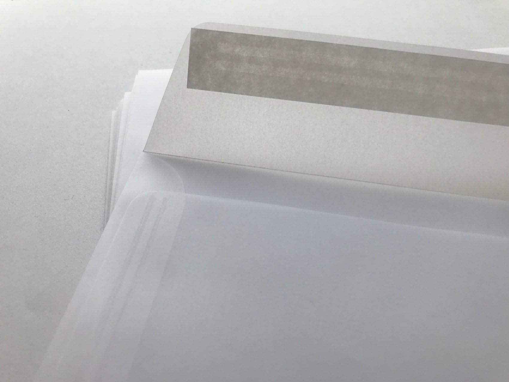 500 Transparent Envelopes C5 229 x 162 mm, with Adhesive Strip 90 g/m²