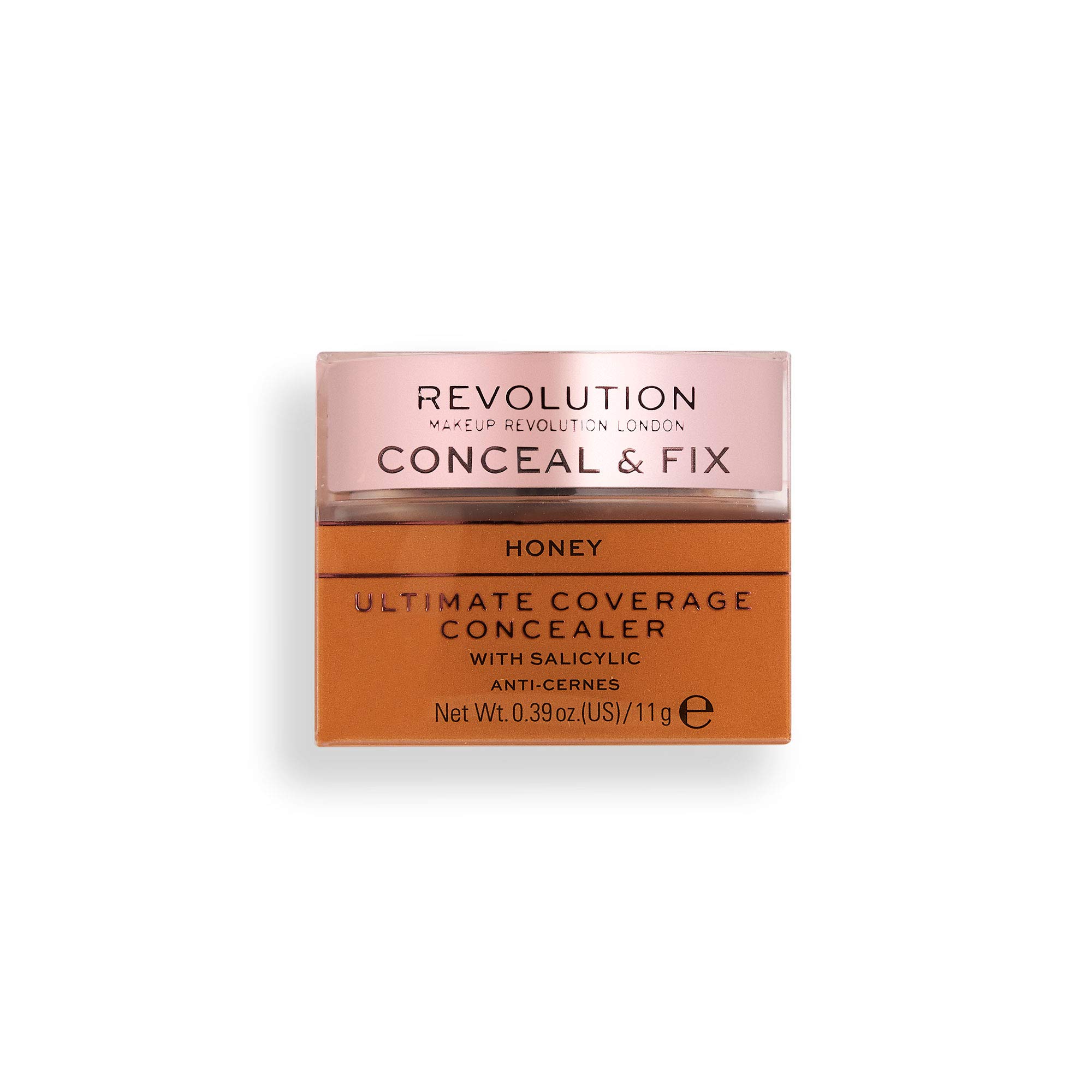 Revolution Beauty London, Conceal and Fix, Ultimate Coverage, Concealer, Honey, 11g