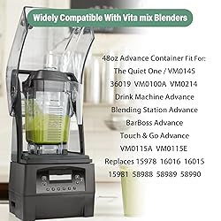 Blender Pitcher 48oz Compatible with vitamix Quiet