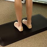 FLEXISPOT Standing Desk Anti-Fatigue Mat 2 cm Thick Black view 2