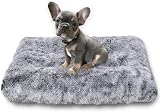 Jaspuriea Small Dog Bed 60x45x6cm Washable Calming Plush Anti Slip