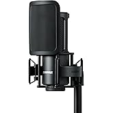 Shure SM4 Studio Recording Microphone Kit, XLR Home Studio Condenser Mic with Mix-Ready Audio - All-Metal Construction, Inclu