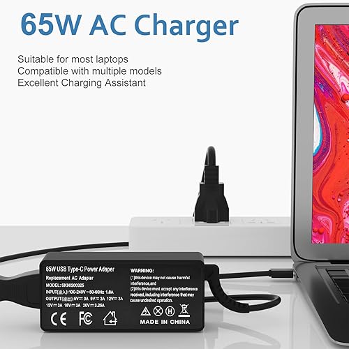 Power Supply Lg Gram 17 Charger Wattage 65W USB-C Charger For LG