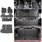 powoq Floor Mat Compatible with 2014-2019 Toyota Highlander Cargo Mat TPE All Weather Protection Cargo Liner Trunk Liner Replacement for 2014-2019 Toyota Highlander Accessories