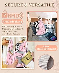 Shorogyt for Samsung S22 Wallet Case with Card