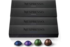 Nespresso Capsules Vertuo, Dark Assortment Variety Pack, Dark Roast Coffee & Espresso, 40-Count Coffee & Espresso Pods, Brews 7.8 oz. and 1.35oz.