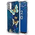 FollmeAir for Nokia G310 5G Case, Nokia G42 5G Case, Slim Flexible TPU for Girls Women Airbag Bumper Shock Absorption Rubber Soft Silicone Case Cover Fit for Nokia G310 5G 2023 (Butterfly)