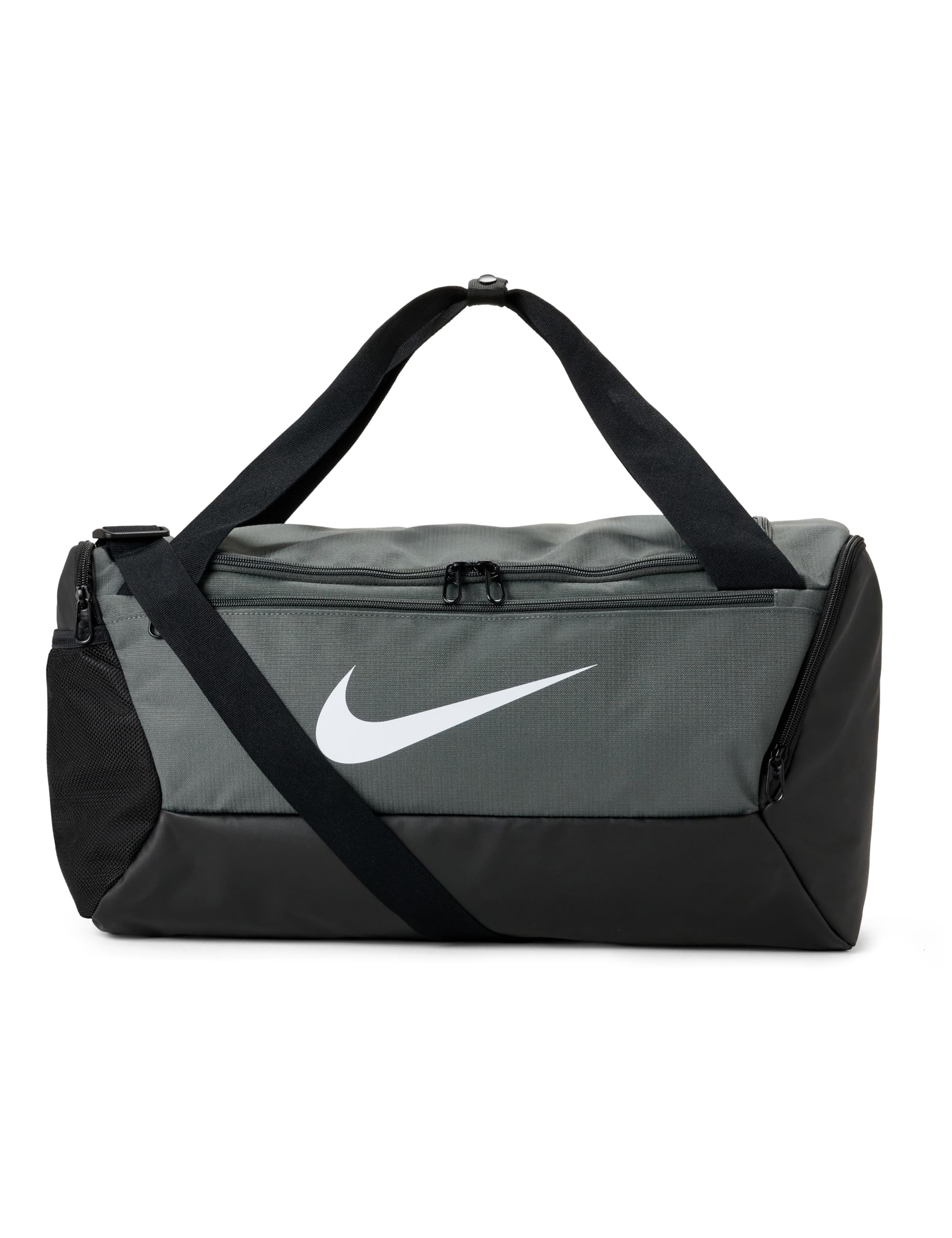 Nike Unisex Brasilia Training Duffel Bag (Small, 41L), Iron Grey/Black/White, MISC Image