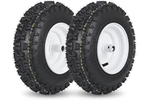 GICOOL 13x4.10-6 Snowblower Tire, Ariens 07101238, 13" x4.10-6 Snow Blower Tubeless Tire and Assemblies