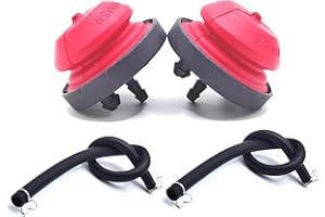 JERKFILY (Pack of 2) 951-10639A Primer Bulb Assembly for Tecumseh AV520 HMSK100 HMSK105 MTD Troy-Bilt Craftsman Ryobi Yard Machines Lawn-Boy Toro 570682a 751-10639 951-10639 Snowblower Snow Thrower