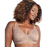 Bali Womens Passion for Comfort Lace Underwire Bra, Multiway Convertible Bra, Soft Lace Bra