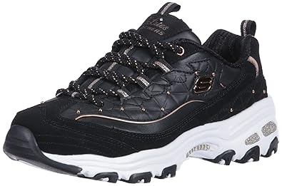 black and gold skechers