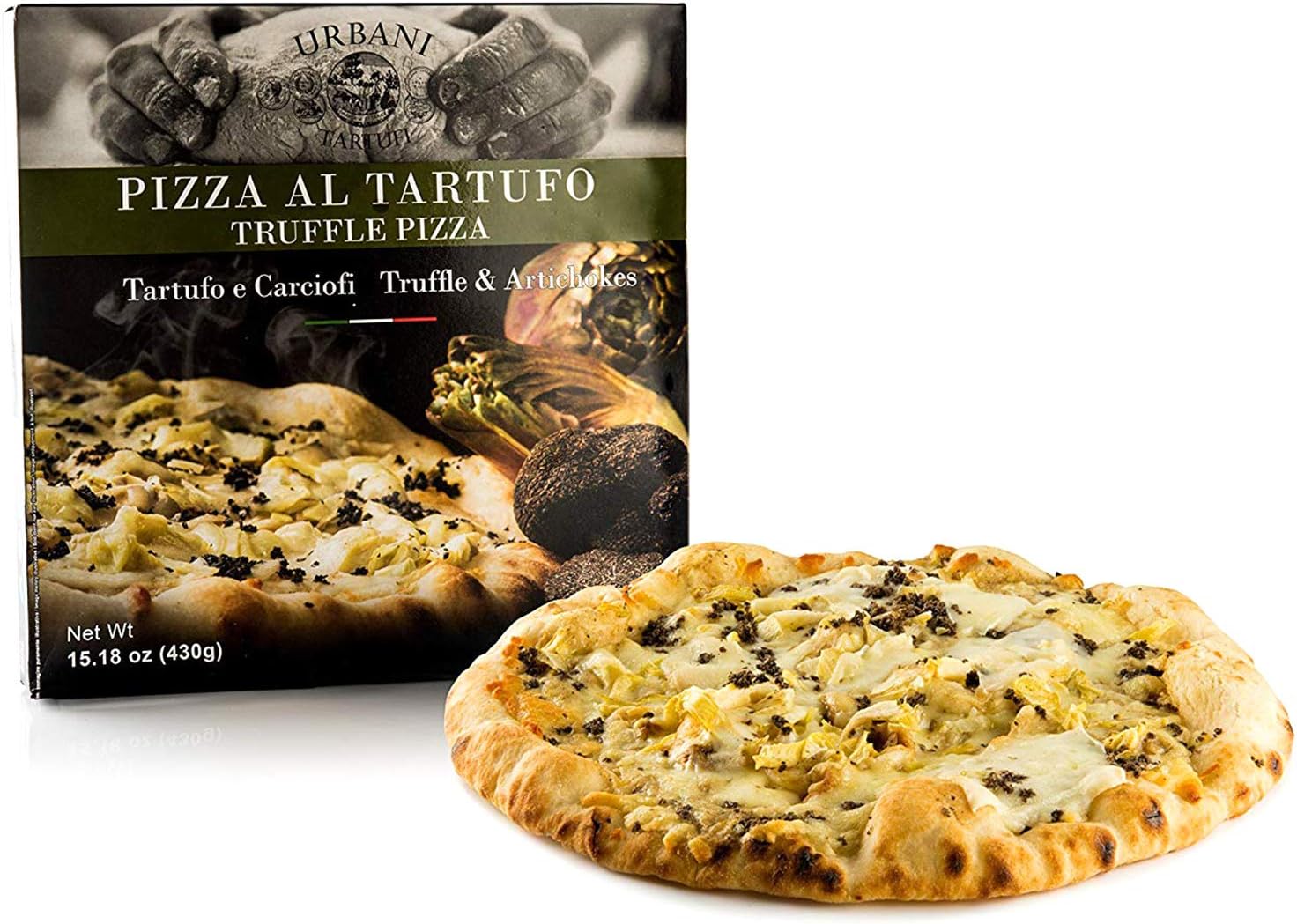 Truffle Pizza with Artichokes and Black Italian Truffles - 15 ounces