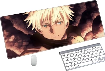 Amazon 呪術廻戦 アニメ 五条 悟 マウスパッド デスクマット カスタマイズ キーボードパッド 滑り止め 防水 デスクカバープロテクター 57x33x0 3cm B Ccdlm マウスパッド 通販