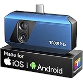 TOPDON TC001 Max Dual-Lens Thermal Camera, Compatible with Any USB-C iPhone, iPad & Android Device, 512 x 384 Super Resolutio