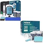 Metene TD-4116 Blood Glucose Monitor Kit &amp; Metene TD-4116 Blood Glucose 300 Test Strips