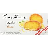Bonne Maman Lemon Tartlets, 9 Ct, 4.41 oz Cookies | Tart lemon filling in a crisp French butter pastry shell, nine individually wrapped tartlets to preserve freshness.