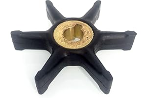 KUNOANZ 277181 434424 Water Pump Impeller For Evinrude Johnson 3/4/5/5.5/6/7.5 HP 2 Stroke Outboard Sierra 18-3001 0277181 0434424 0777819 3HP 4HP 5HP 5.5HP 6HP 7.5HP