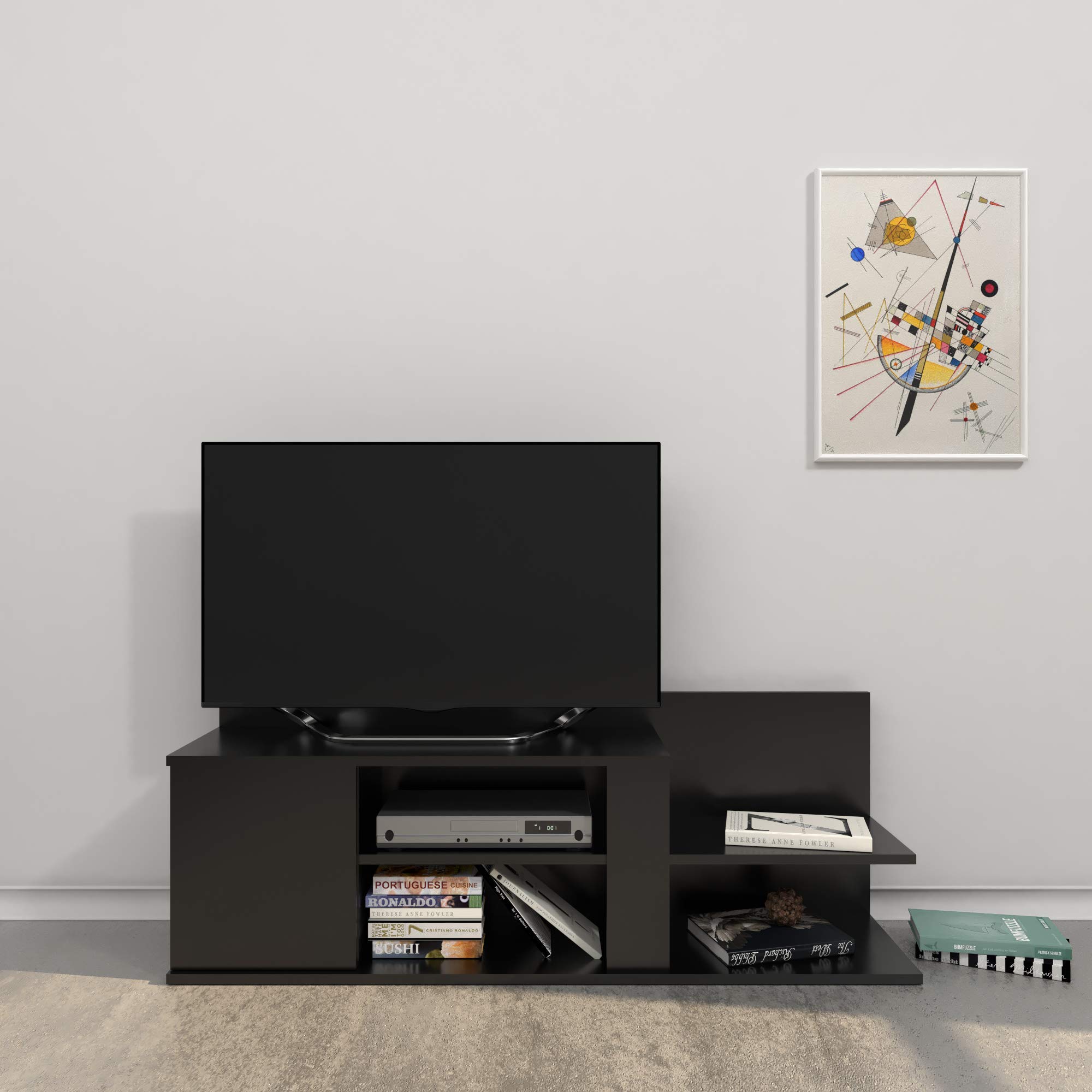 Homemania Marshall 120x30,5x42,5 cm Black