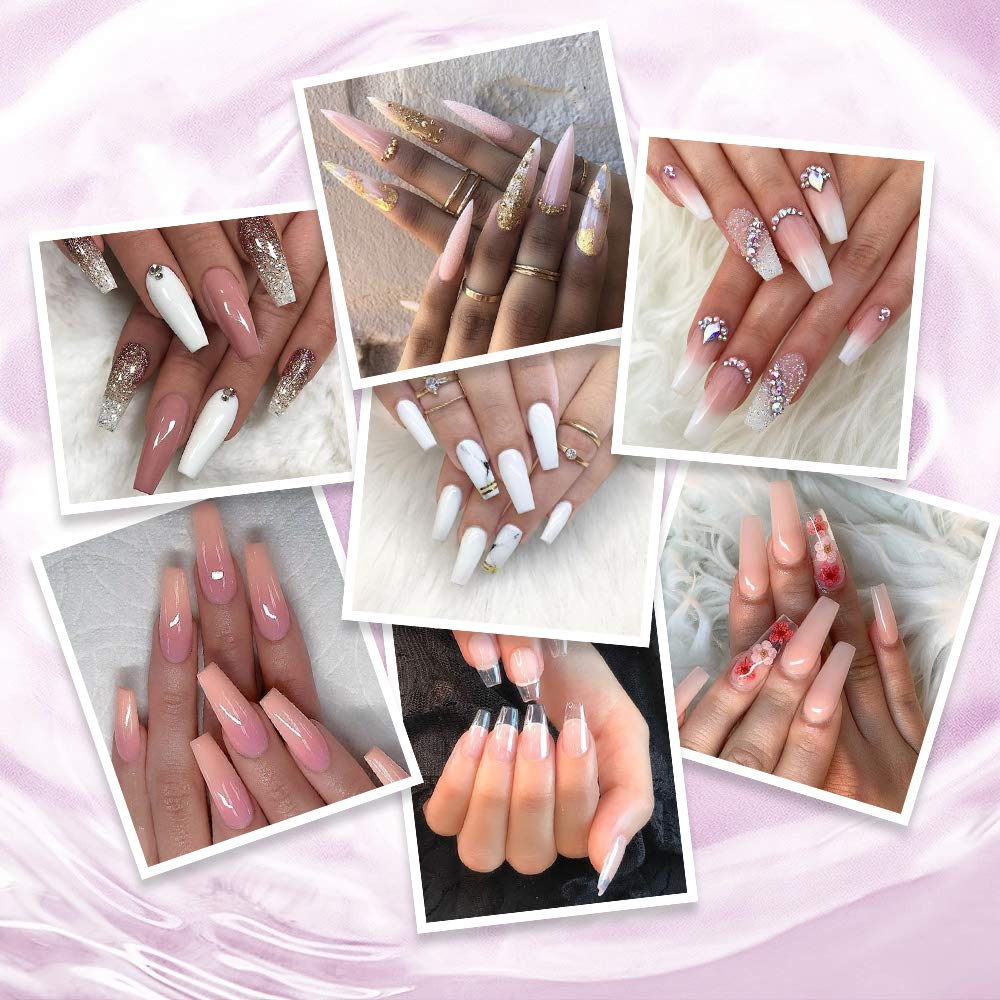 Modelones Nail Extension Silk Fiberglass With Fiber Builder, Nail Care Repair Enhancement Strong Adhesion Fake Nail Extension Required UV LED Nail Lamp : Beauty