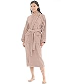Seritaine Luxurious Womens Robe, 100% Turkish Cotton, Luxury Robe for Women, Terry Cloth Long Spa Bathrobe