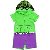 Marvel Avengers Spider-Man Captain America Hulk Miles Morales Cosplay Romper Newborn to Toddler