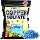 EYAEYAO Copper Sulfate Crystals - Blue Vitriol for Pond Maintenance &amp; Plant Care, Industrial Grade Crystalline Formula (8 oz)