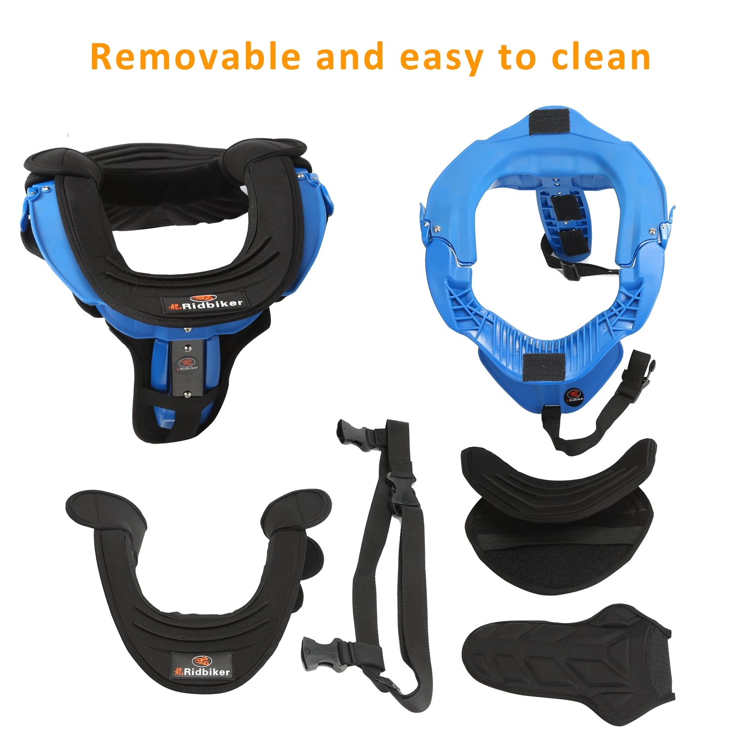 RIDBIKER Motocross Neck Brace for Adult Motorcycle Cycling Protector