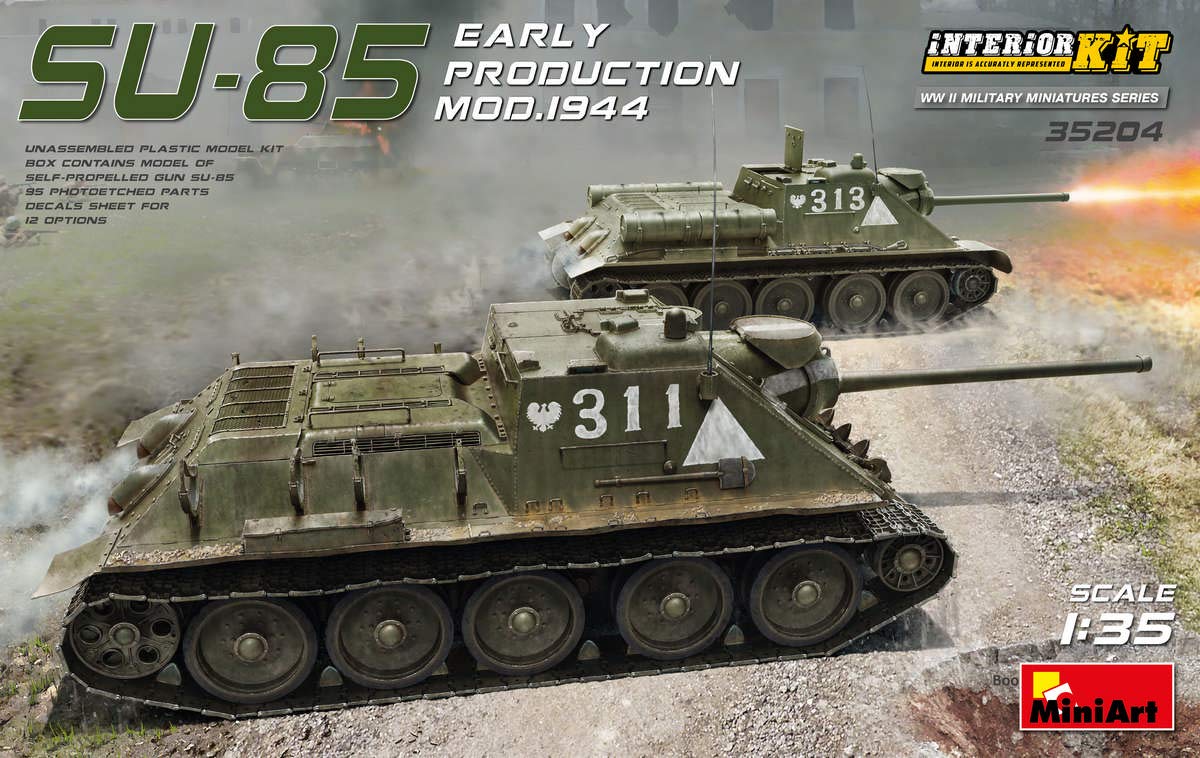 Miniart 1: 35 - SU-85 Mod.1944 Early Production with Interior