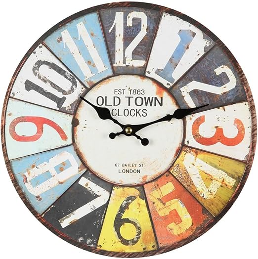 Wanduhr farbig Wanduhr farbig