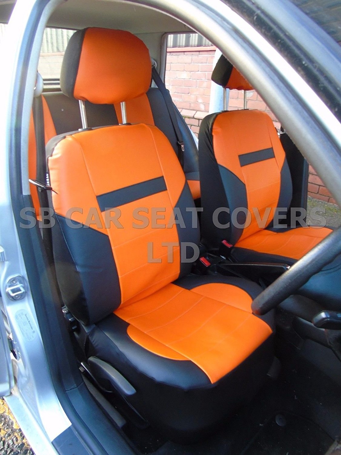 TO FIT A SKODA ROOMSTER YS01 RECARO SPORTS BLACK CAR SEAT COVERS i