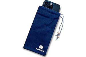TOMUM EMF Shield Sleeve for Cell Phone - Protection Smartphone Pouch - Anti EMP Bag - Signal Blocking Case for Radiation 5G RFID (Blue, 1 Pack)