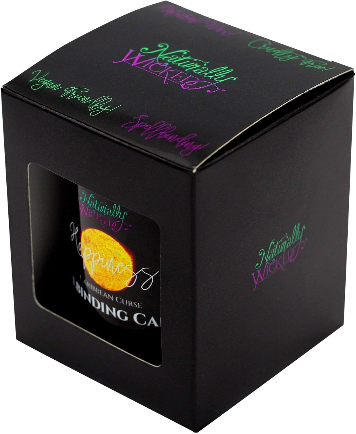 Naturally Wicked Spellbinding Happiness Candle, Yellow Wax, Large - 250ml - Image 4