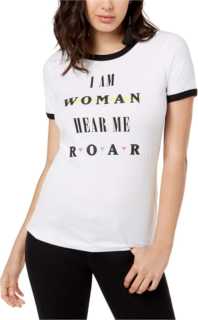 True Vintage Womens I Am Woman Graphic TShirt Clothing