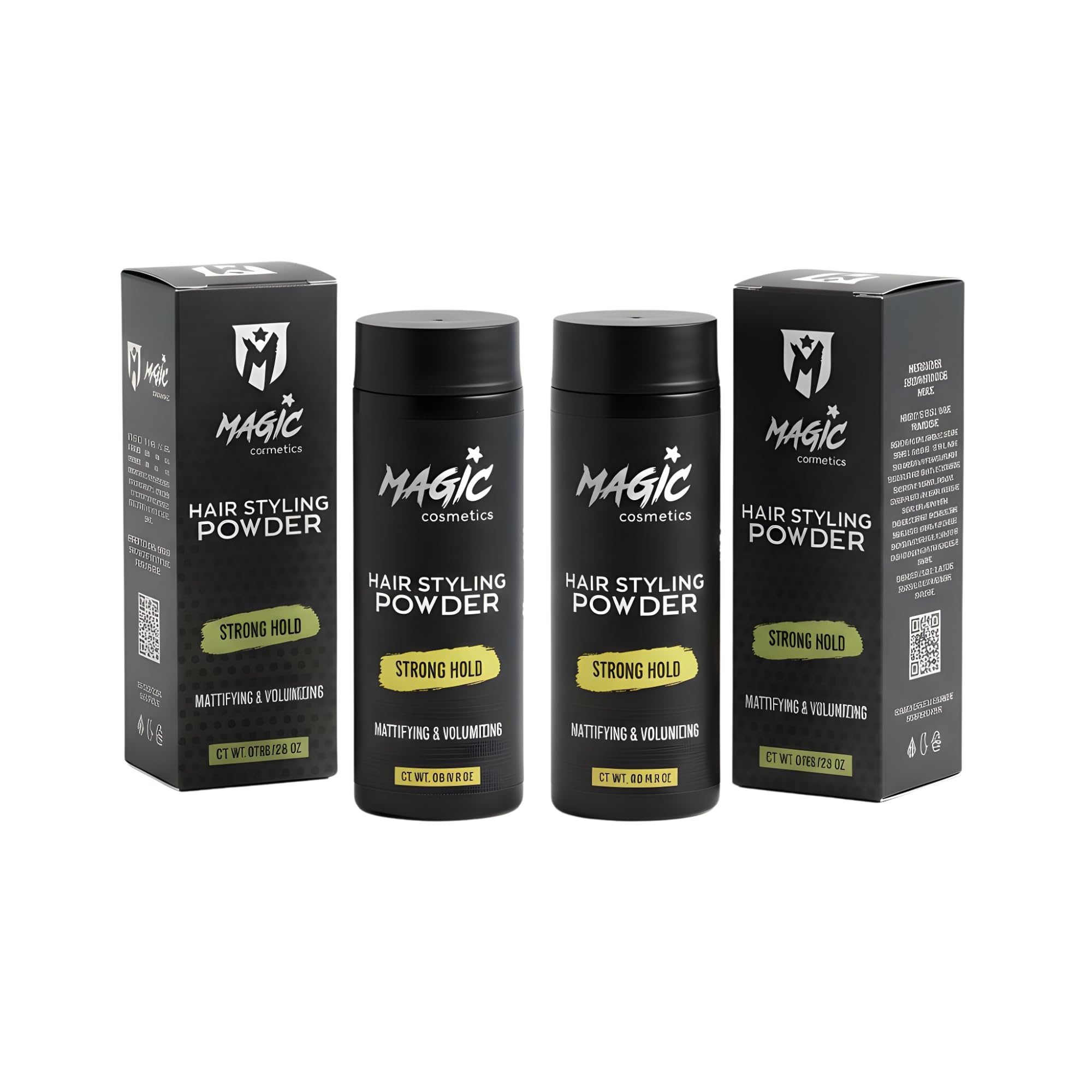 Magic Cosmetics Hair Powder Men | Unisex Root Hair Styling Powder | Matt Look | Anti-Gravity Powder Styler | Invisible Texture | Instant Volume and Root Boost| All Hair Types | 40 gr