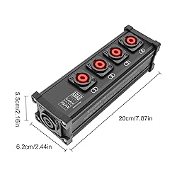 XMSJSIY Speakon Audio Snake Box 8 Core to 2 Core x
