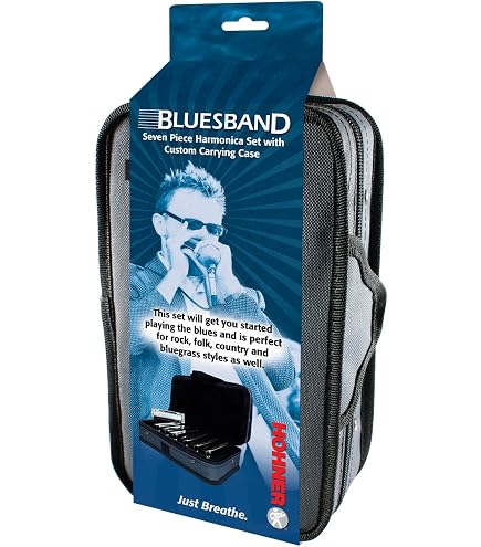Amazon.com: Hohner Bluesband Harmonica 7-Piece Set : Musical