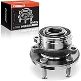A-Premium Front or Rear Wheel Bearing and Hub Assembly with 5-Lug Compatible with Ford Explorer 2011-2019, Police Interceptor Utility 2013-2019, Non-ABS