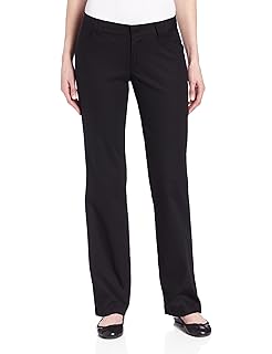 dickies women's slim fit bootcut stretch twill pant
